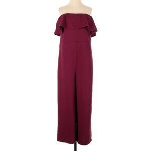Aritzia Babaton flutter jumpsuit with belt size 0